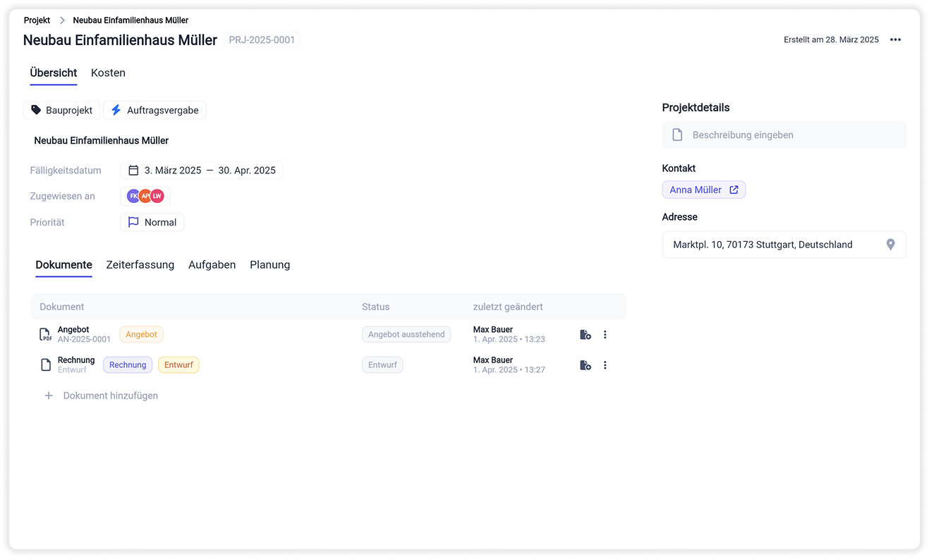 Projekte & Aufträge